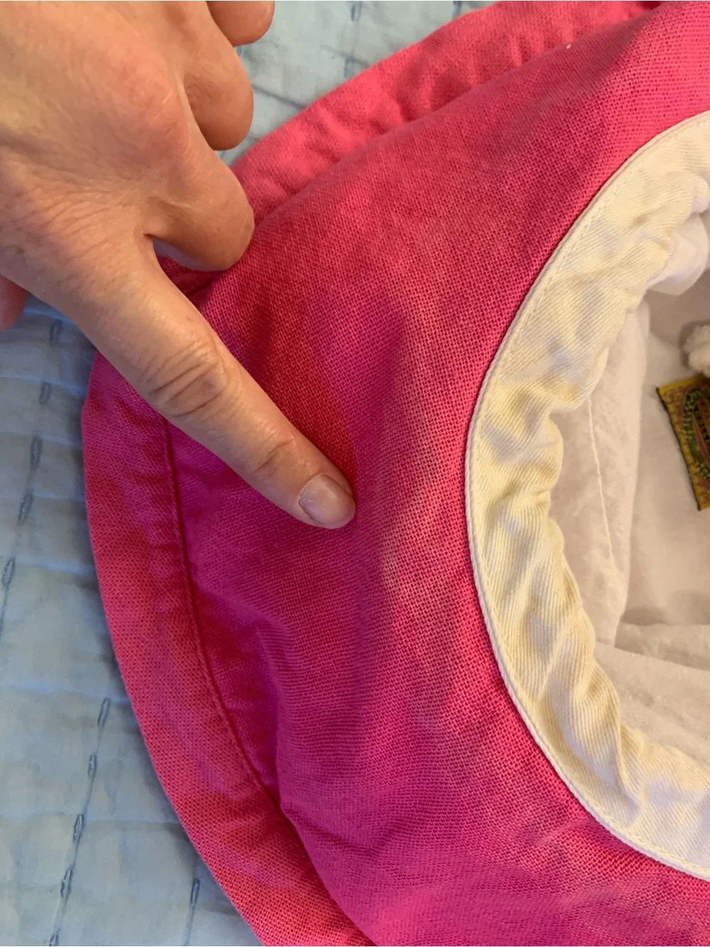 Pink Scala Bucket Hat (WITH FLAWS)